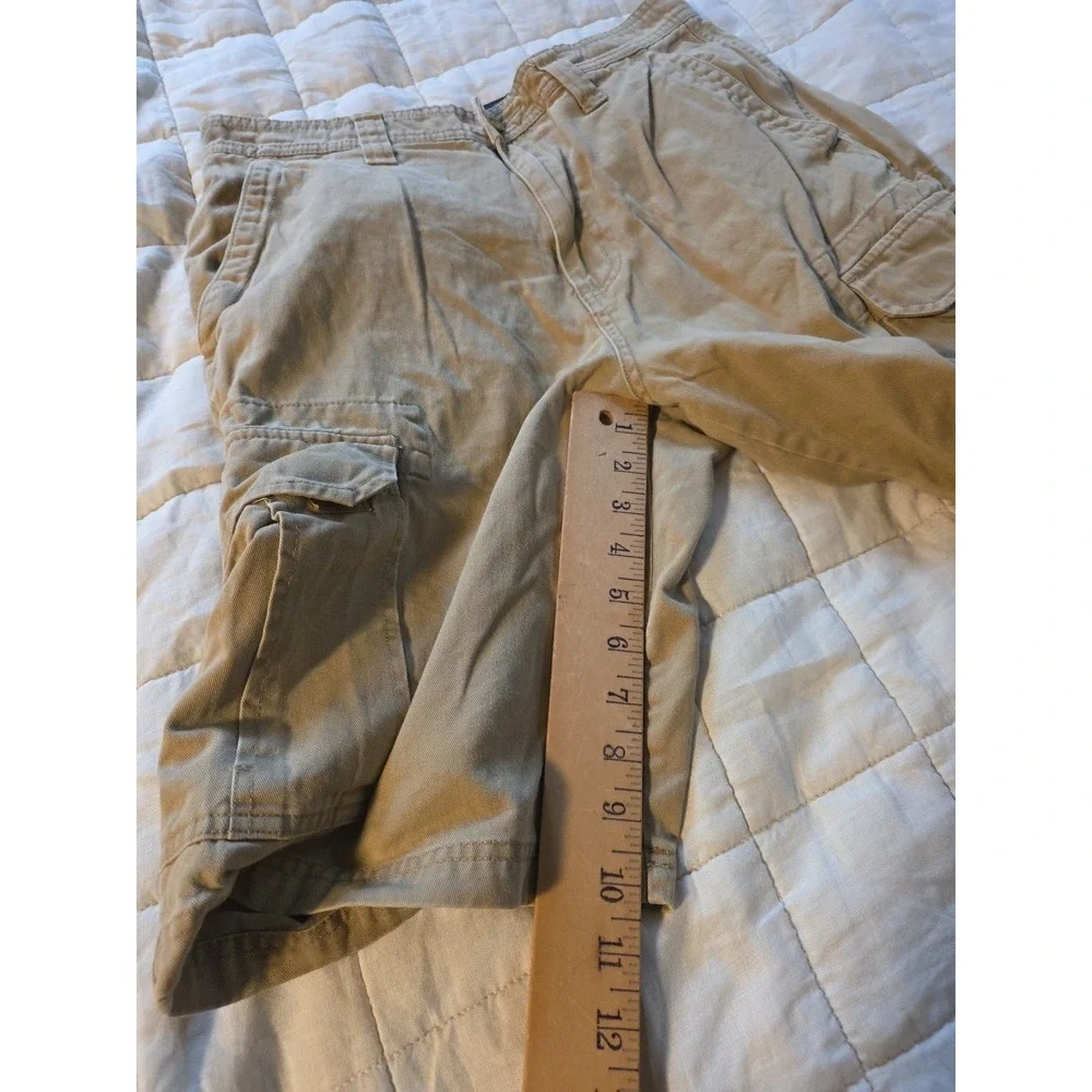 VTG Y2K Aeropostale Heavyweight Cargo Shorts Skater Paratrooper‎ Mens 29 Tan